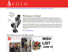 Tablet Screenshot of edenhandicap.org